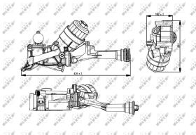 Nrf 31349 - RADIADOR ACEITE FIAT PUNTO EVO 10/2