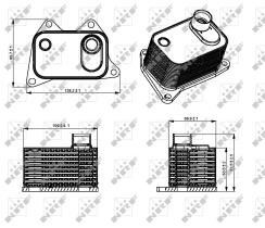 Nrf 31358 - RADIADOR ACEITE VW BEETLE 12/2012>