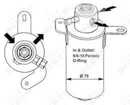Nrf 33039 - SECADOR MERCEDES C180 (W202) 93-