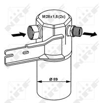 Nrf 33132 - SECADOR AUDI A8 94-