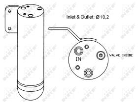 Nrf 33151 - SECADOR FIAT PALIO WEEKEND 97-