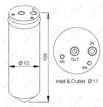 Nrf 33195 - RECEIVER DRIERS FIAT MULTIPLA 98-