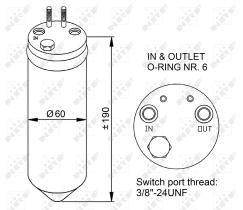 Nrf 33256 - SECADOR KIA CARNIVAL 99-