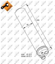Nrf 33297 - SECADOR VW TIGUAN 07-