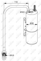 Nrf 33309 - SECADOR OPEL VAUXHALL SIGNUM 03-