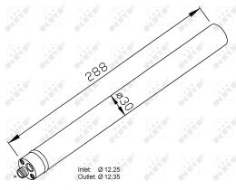 Nrf 33310 - SECADOR AUDI A4 07-