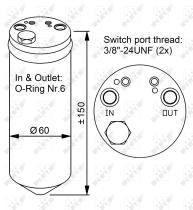 Nrf 33329 - SECADOR HYUNDAI ATOS 98-