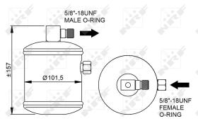 Nrf 33336 - SECADOR CASE 42,85,86,95 SERIES