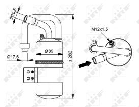 Nrf 33339 - SECADOR FORD FIESTA 04-