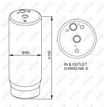 Nrf 33341 - SECADOR HONDA CIVIC 91-