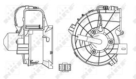 Nrf 34153 - VENTILADOR INTERIOR OPEL CORSA 1.2