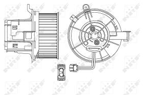  34154 - VENTILADOR INTERIOR MERCEDES C-SERI