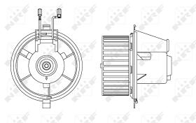  34165 - VENTILADOR INTERIOR VW GOLF II 1983