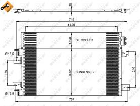 Nrf 350031 - CONDENSADOR JEEP (CHRYSLER) PATRIOT