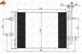  350034 - CONDENSADOR OPEL MERIVA 03-