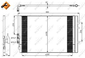  350035 - CONDENSADOR BMW X3 XDRIVE 28I F25 1