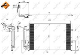 Nrf 350039 - CONDENSADOR MAZDA 5 1.8 06/10-