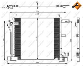 Nrf 350040 - CONDENSADOR NISSAN JUKE 10-