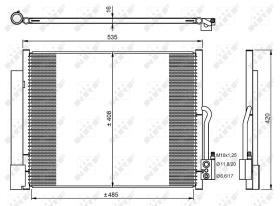  350053 - CONDENSADOR OPEL/VAUXHALL MERIVA 10