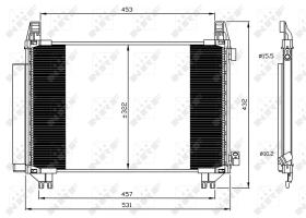 Nrf 350062 - CONDENSADOR TOYOTA YARIS 11-