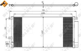  350067 - CONDENSADOR OPEL MOKKA 1.4I 12-