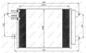 Nrf 350070 - CONDENSADOR AUDI RS3 11-