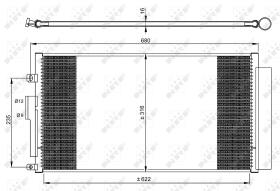 Nrf 350071 - CONDENSADOR FIAT 500 ABARTH 11-