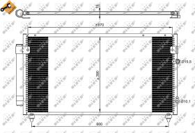 Nrf 350072 - CONDENSADOR LEXUS GS 300 00-