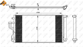 Nrf 350078 - CONDENSADOR HYUNDAI IX3 / KIA SPORT