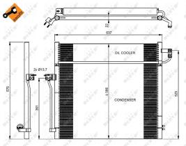 Nrf 350080 - CONDENSADOR MERCEDES GL&ML-SERIES 1