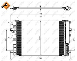  350081 - CONDENSADOR MERCEDES A&B-CLASS (W17