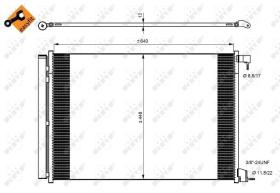 Nrf 350082 - CONDENSADOR MERCEDES C-CLASS (W205)