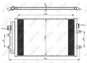  350083 - CONDENSADOR IVECO DAILY 3.0D 11-