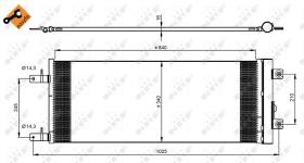 Nrf 350085 - CONDENSADOR DAF XF 13-