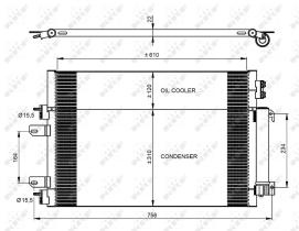 Nrf 350086 - CONDENSADOR DODGE CALIBER 10- / JEE