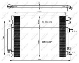 Nrf 350088 - CONDENSADOR CHRYSLER 300C 3.0 CRD 1