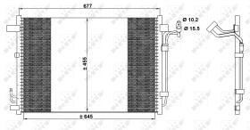 Nrf 350094 - CONDENSADOR NISSAN MURANO 07-