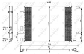 Nrf 350095 - CONDENSADOR HYUNDAI I20 1.2-1.6 PET