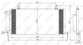 Nrf 350096 - CONDENSADOR MITSUBISHI GALANT 06-