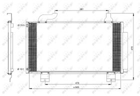  350097 - CONDENSADOR HONDA ACCORD 2.0I 08-