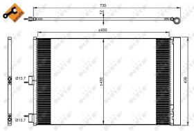 Nrf 350206 - CONDENSADOR MERCEDES CLA45 AMG 13-