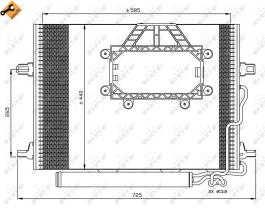 Nrf 350211 - CONDENSADOR MERCEDES E-SERIES 3.0 C