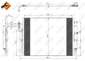Nrf 350217 - CONDENSADOR LANDROVER DISCOVERY 2.7