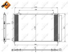 Nrf 350222 - CONDENSADOR TOYOTA RAV 4 12-