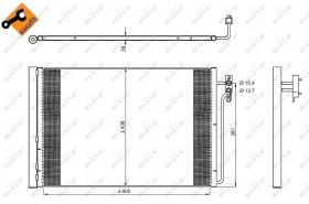  350224 - CONDENSADOR LANDROVER RANGE ROVER '