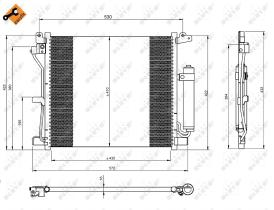 Nrf 350226 - CONDENSADOR NISSAN JUKE 10-