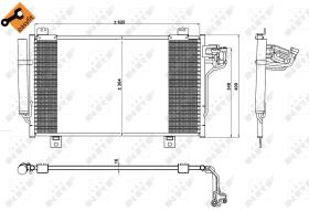 Nrf 350229 - CONDENSADOR MAZDA 3 .2.2 SKY ACTIVE