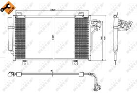  350229 - CONDENSADOR MAZDA 3 .2.2 SKY ACTIVE