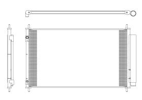 Nrf 350321 - CONDENSADOR TOYOTA YARIS 12-