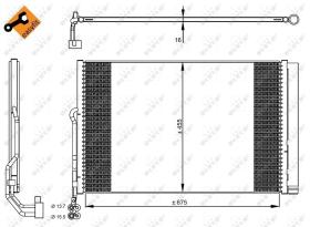 Nrf 350324 - CONDENSADOR VOLKSWAGEN TUAREG 10-